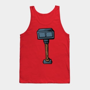 Cartoon Viking Hammer Tank Top